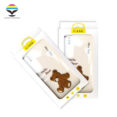 China Customized Sales Recyclable For iphone 12 Inner Cardboard Packaging Cell Phone Case Blister Support Box for sale