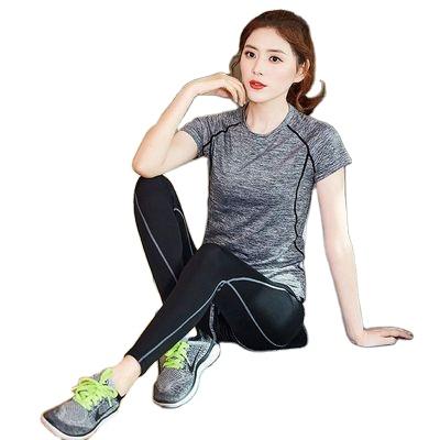 China Breathable Women Yoga 3pcs Set Gym Fitness Clothes Running Tight Jogging Workout Yoga Leggings Sport Suit for sale