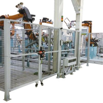 China Easily Assembled Automatic Aluminum Fence Post Fence Panel Woven Wire Mesh Profile Machine zu verkaufen