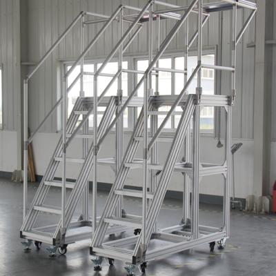 China Chinese manufacturer folding ladders industrial aluminum hand railings and railings for sale zu verkaufen