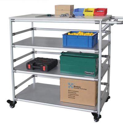 China Other Lightweight Aluminum Warehouse Pipe Shelving Pipe Racking Systems for sale