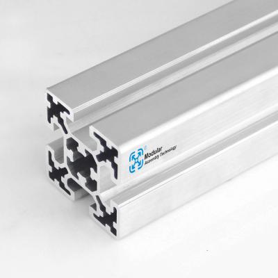 China Lightweight PG50 50X50 4 Sets Constrcting Medium Or Heavy Slots Aluminum Profile for sale