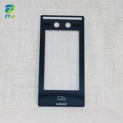 China Supermarket Custom Printed Cover Glass for Intelligent Face Recognition System for sale