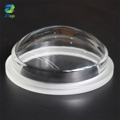 China Supermarket Deep Sea Water Camera BK7 Optical Dome Glass Cover with Flange for sale