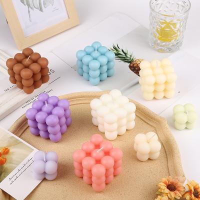 China Disposable Home Decorating Bubble Cake Tool Silicone Mold For Candle Making Chocolate Candle Soap Mold for sale