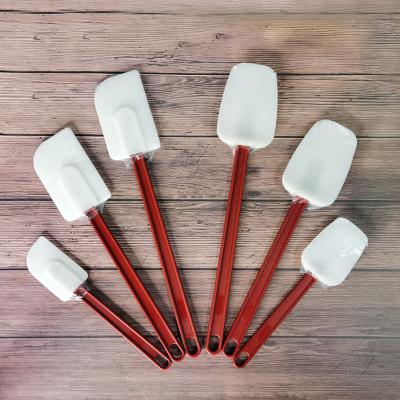 China Viable High Quality Kitchen Essential Silicone Spatula For Baking Silicone Spatula Heat Resistant Non-Stick Set for sale