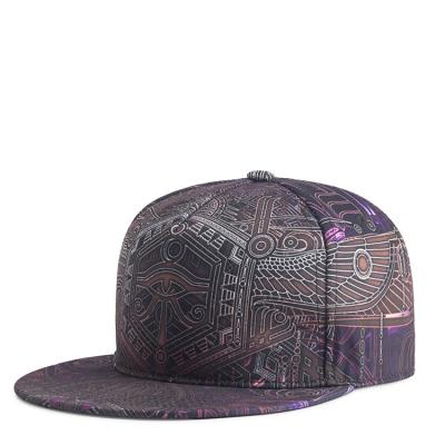 China JOINT New Design Sun Visor Hat Unisex Short Snapback Hip Hop Sport Caps 6 Panel Printed Snapback Hat for sale