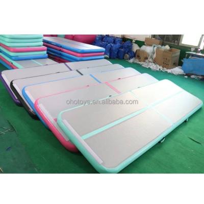 China 5M Air Track Inflatable Mats Ready To Ship Airtrack Gymnastics Tumbling Matt Inflatable Floor KC Pump Mat en venta