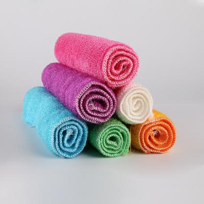 China Nature Sustainable Multifunctional Organic Bamboo Bamboo Kitchen Cleaning Towels Dish Cloths for sale