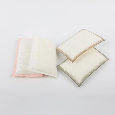 China Sustainable Organic Bamboo Fiber Super Absorbent Sponge Multifunctional Cleaning Sponge for sale