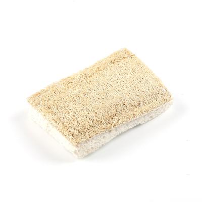 China Sustainable Chemical Free Lint Free Organic Hemp Cellulose Sponge Kitchen Sponge for sale