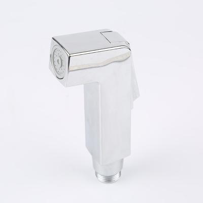 China Spray Water Factory Price Chromed Plastic Bidet Hand Shattaf Square Bidet Sprayer for sale