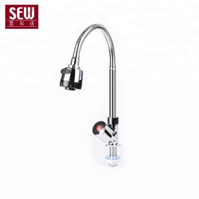 China Modern kitchen pull out sink faucet with flexible hose for sale