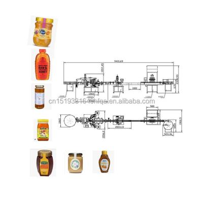 China Multifunctional Automachine Automatic Paste Jam Filling Machine for sale