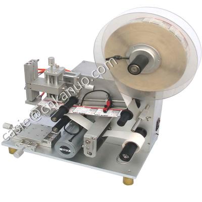 China Food flat and round flat surface manual semi automatic desktop labeling machine labeling machine for flat bag multifunctional 2022 new design for sale