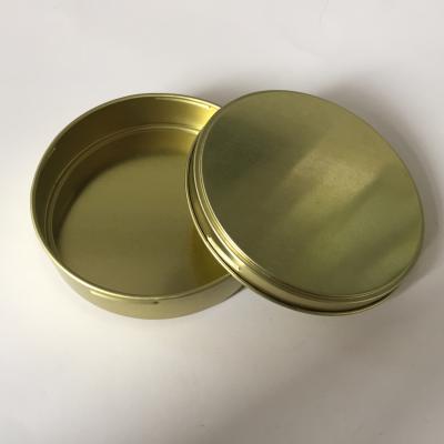 China Round Tin Box For Candy Decorative Recyclable Storage Boxes for sale