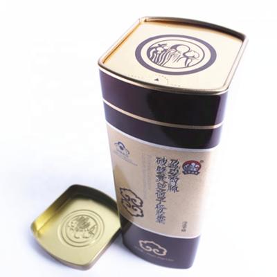 China Recyclable Hot Sales Food Grade Packaging Tin Box For Health Products for sale