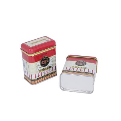 China Recycled Materials Manufacture Customized Small Rectangle Ointment Can Cart for sale