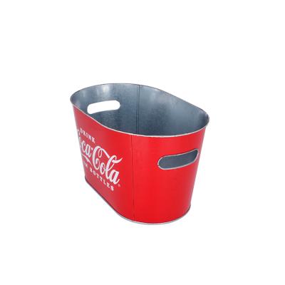 China Sustainable Metal Tin Ice Bucket for sale