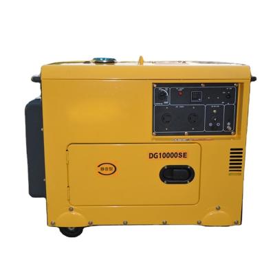 China Wholesale Portable 5kw 6.5kw 8000 Watt Marine Diesel Generator DG6500SE for sale