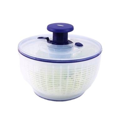 China PBA Plastic Freestanding Salad Spinner Hot Commercial Vegetable Press Drier Drain Basket Mixing Bowl for sale