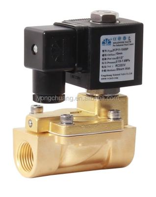 China Steam YONGCHUANG YCP11 CE Approved Pilot Operated Diaphragm PTFE Air Compressor Solenoid Valve 12v DC 24v for sale