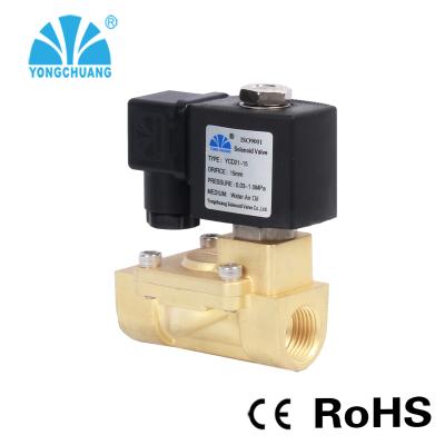 China General Yongchuang Brand YCD21 Series Diaphragm 110 Volt 24 Volt Solenoid Water Valves for sale