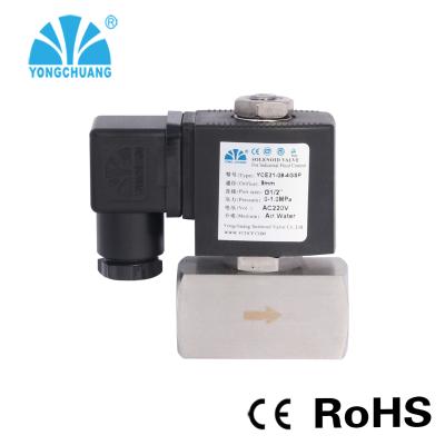 China General Yongchuang direct piston high pressure water to air 24v solenoid valve for industrial humidifier for sale