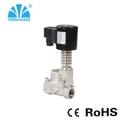 China YCPG11 Steam Fuel Direct Acting Solenoid Valve High Temperature Din Cut Connector For High Temperature for sale