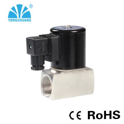 China Steam 1/2'3/4' 1' Steam Piston Solenoid Valve For Boiler 220v AC for sale