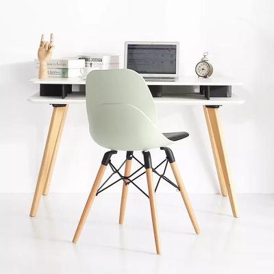 China Silla acolchada Eiffel con patas de madera a prueba de polvo, cómoda silla de comedor de oficina firme en venta