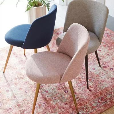 China Mehrere Farben Pink Gold Leg Dining Chair zu verkaufen