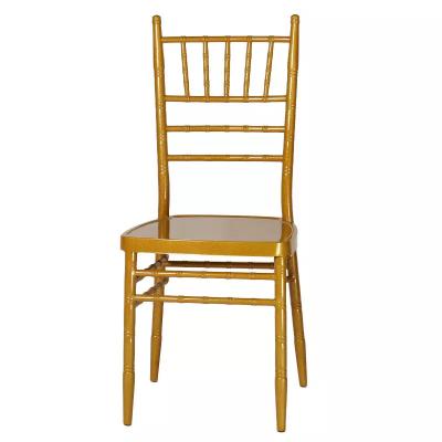 China Ergonomic Backrest Gold Plated Chairs High Back Wedding Banquet Dining Chair for sale