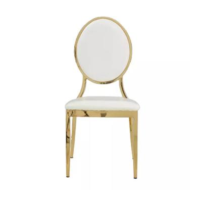 China Leisure Furniture Iron Plated Gilded Chairs Customized Color anticorrosion for sale