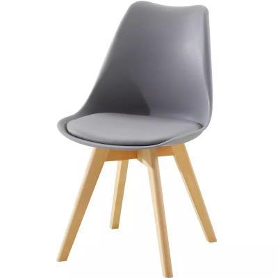 China Dining Chair, Buchenbein, grau, 240 Pfund Tragfähigkeit, rutschfest zu verkaufen