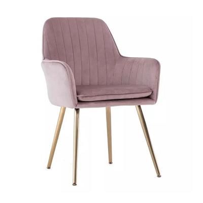 China Cadeiras de jantar de metal moderno estilo nórdico SH76cm roxo resistência ao desgaste à venda