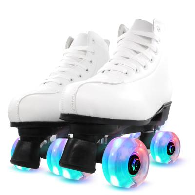 China Wholesale Classic PU Roller Skates Roller Skates For Outdoor Sports Games PU Wheels for sale