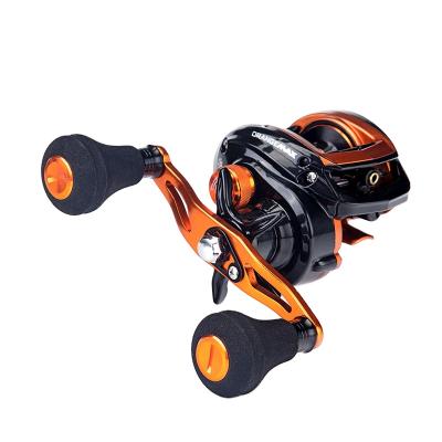 China Abu Garcia Orange Max OMAX3 Baitcasting Fishing Reel 4+1BB 7.1:1 Fishing Reel Max Drag 8kg Bait Casting Original Right Left Right for sale