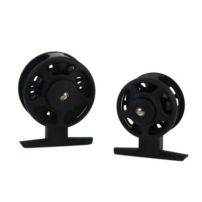 China General Wholesale WFR015 Fishing Outdoor Winter Plastic Ice Fishing Reels Cheap Reel Raft Fly Fishing Reel for sale