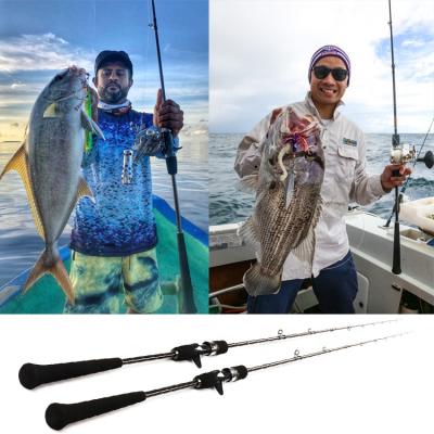 China Jig Lure OCEANUS Casting Spiral Rod White Slow Basting FUJI Guide Japan TORAY Carbon 1.98m One Section Rod Jig Lure Fish Rod for sale