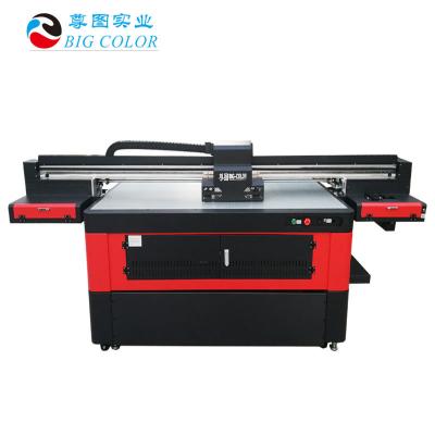 China 1600*1000mm UV-platbedprinter voor kunststof metalen leer glas hout steen acrylprinten Te koop