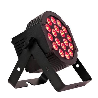 China Cheap desktop power size dmx rgb chip 18leds chip waterproof disco waterproof dj stage led lights for sale