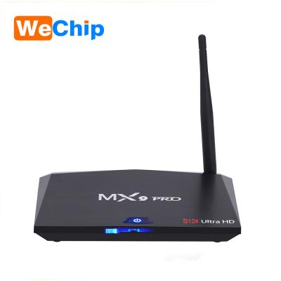 China Mx9 Pro Factory Sell Quad Core 4gb RAM 32gb ROM Ultra HD TV Box Pro Android 7.1 MX9 Android Smart TV Box Direct RK3328 for sale