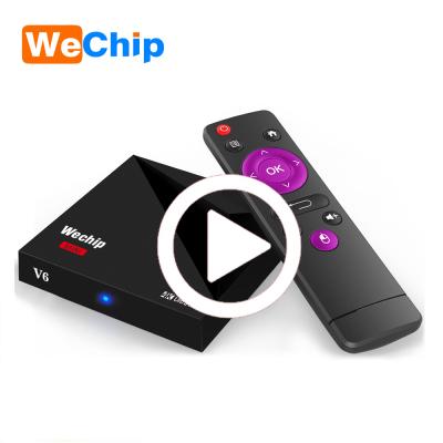 China Wechip V6 TV Box Mini RK3328 1G 8G Wechip V6 Android Smart TV Box With Good After-sale Service Android 7.1 TV Box for sale