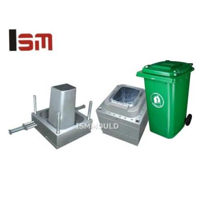 China Wheelie Bin Mold Steel Movable Pedal Trash Can Mold Plastic Wheelie Bin Mold for sale