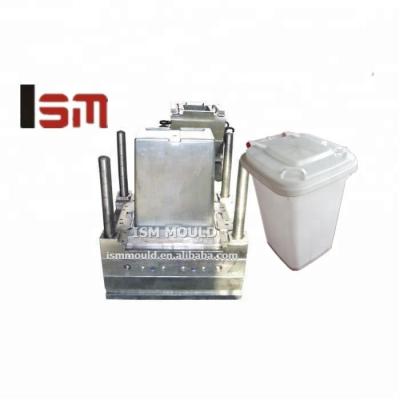 China Plastic Trash Bin Mold Garbage Bin Plastic Injection Mold for sale