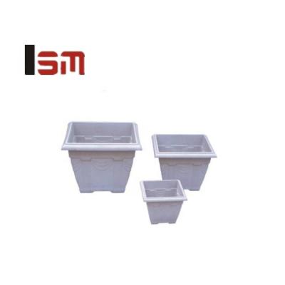 China Square plastic flower pot injection molding mold for sale