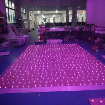 China RGB LED Strobe Wedding Party Stage Effect Interactive Twinkle Star Dance Floor for sale