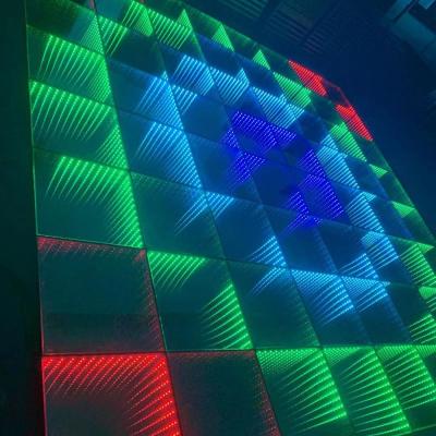 China Anywhere You Want Dance Floor At Home Above Carpet For 3D LED Nightclub Dance Party Mirror Abyss Dance Floor for sale