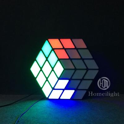 China Any Application Colorful Magic Cube LED Portable RGB 3in1 3D Professional Stage Lights for sale